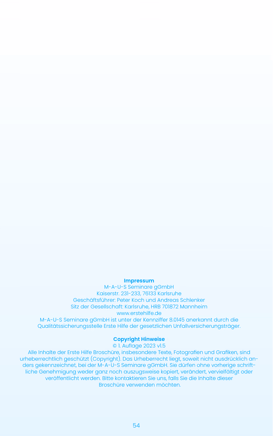 Impressum und Copyright-Hinweise